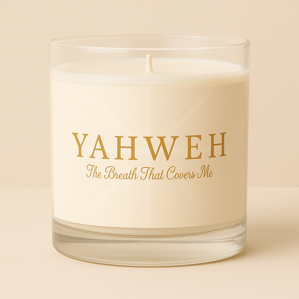 Yahweh Unscented Prayer Candle – Pure Light for Peaceful Moments
